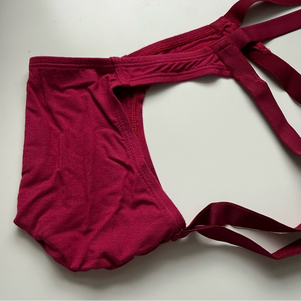 Andrew Christian XL jock maroon red sexy gay queer XLarge XL 35 36 37 38 NWT NEW - Picture 12 of 15
